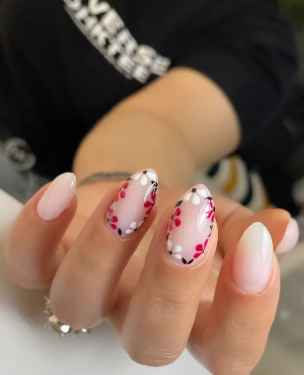 Dettaglio di un trattamento di cura delle mani